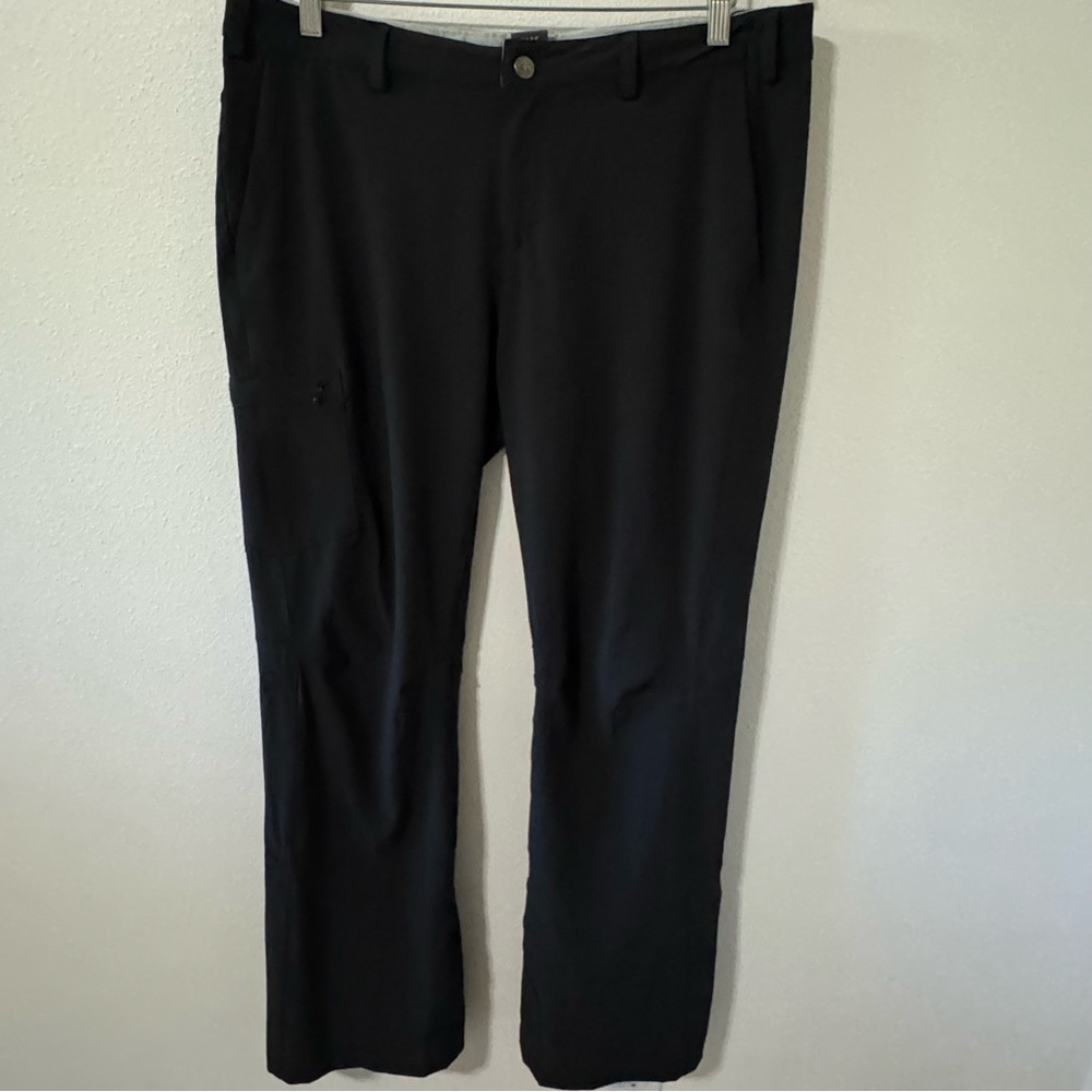 REI Sahara Roll-Up Pants Black Hiking Short/Capri/Full Length UPF-14